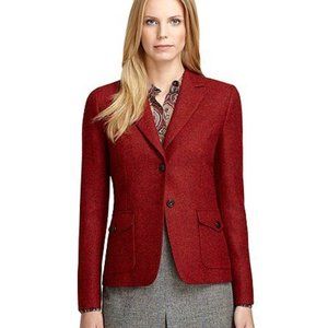 Brooks Brother 100% wool burgundy blazer